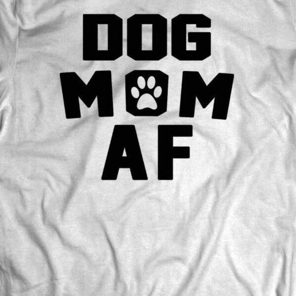 DOG LOVERS DOG MOM AF OLDSKOOL SHIRT